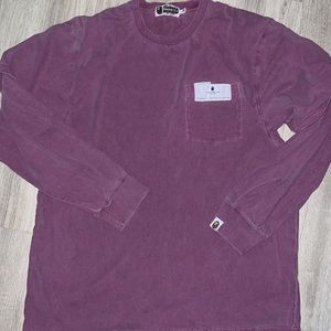BAPE shirt with built in long sleeves